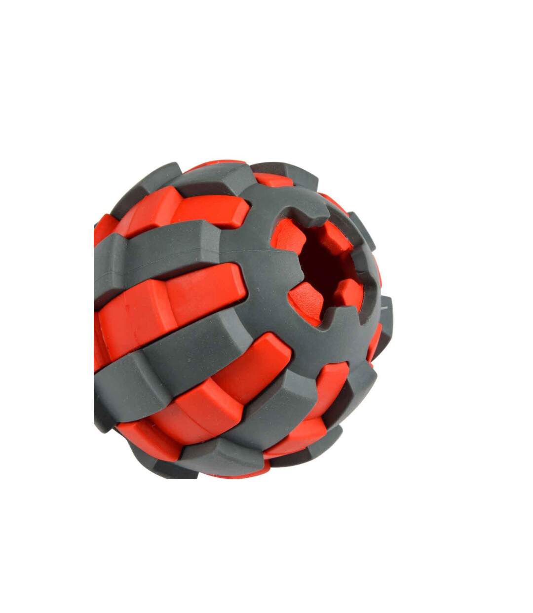 Jouet pour Chien Distributeur Balle 7cm Rouge-2