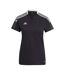 Polo Tiro Femme Noir Adidas-1