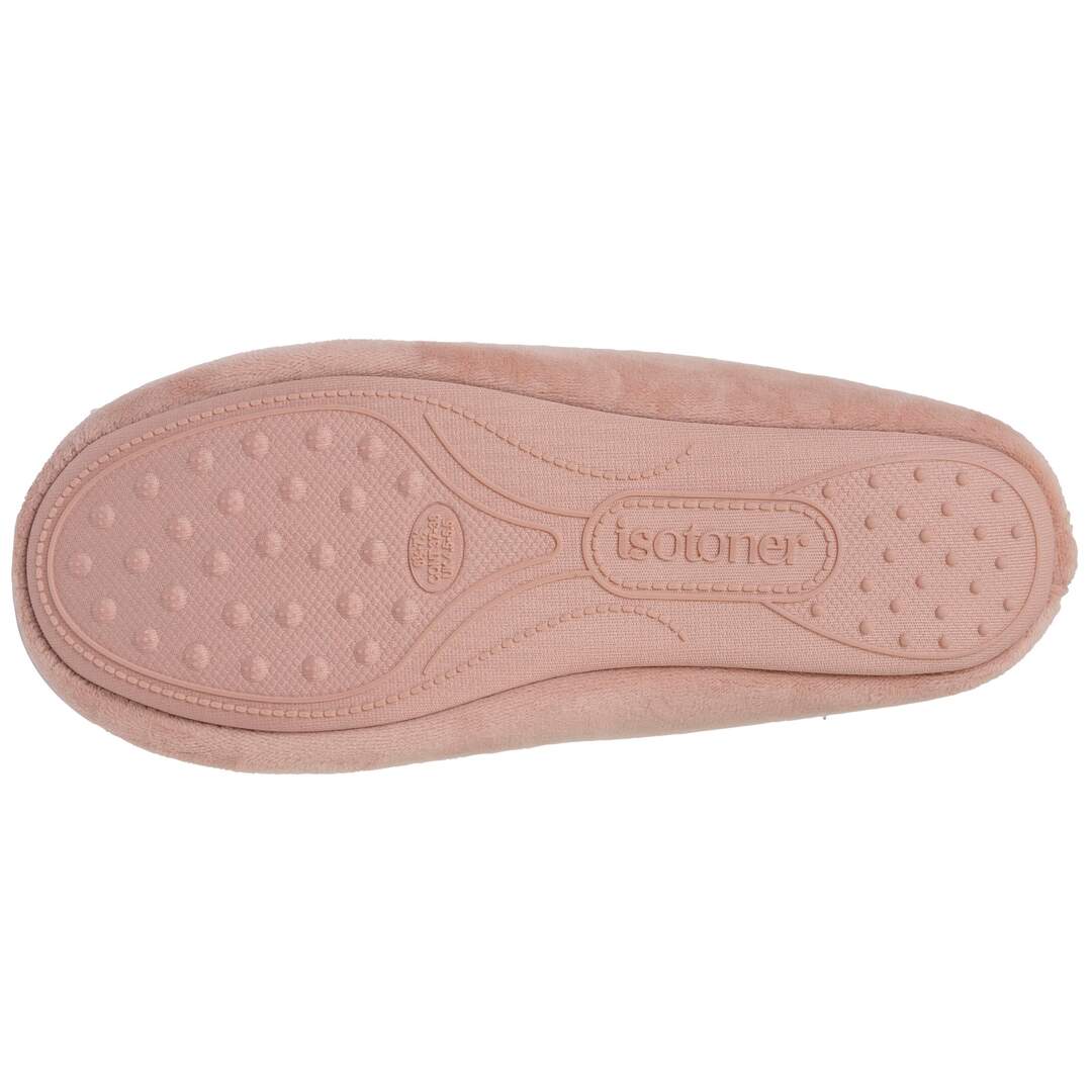 Isotoner Chaussons Ballerines femme ultra confortables semelle à mémoire de forme-4