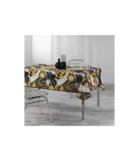 Nappe Imprimée Hannae 150x300cm Noir