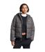 Womens/ladies Quilted Lightweight Tailored Puffer Jacket Grey Under Armour-4