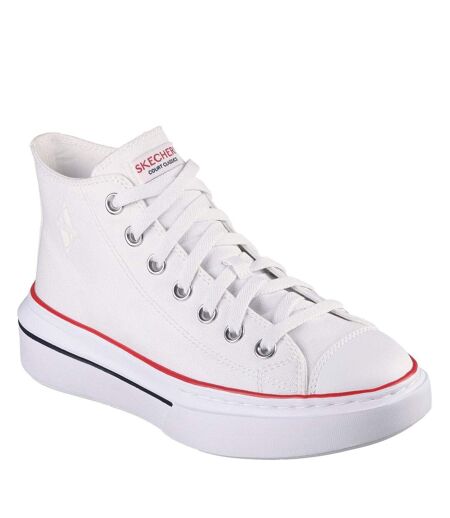 Baskets Femme Blanc Skechers