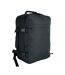 Plain Travel Backpack One Size Black Kimood-1