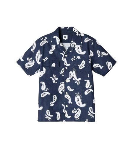 Chemise Motif/style Cachemire Widnes Homme Bleu Marine Pretty Green