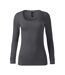 T-shirt Brave Femme Gris Malfini-1