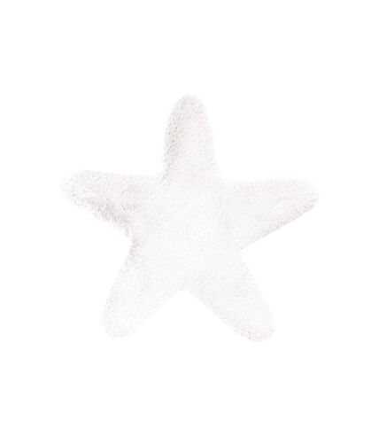 Paris Prix - Tapis Déco Enfant lovely Star 60x63cm Blanc