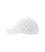Casquette De Baseball Motif/style 6 Panneaux Action-s Adulte Blanc Atlantis-4