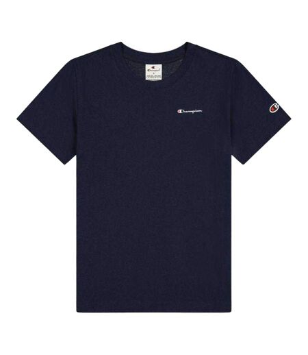 T-shirt Motif/style Logo Femme Bleu Marine Champion