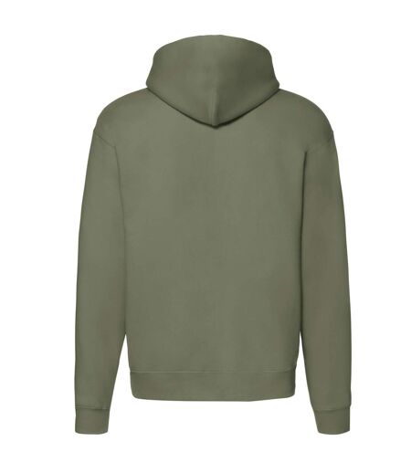 Veste À Capuche Premium Adulte Olive Classique Fruit Of The Loom