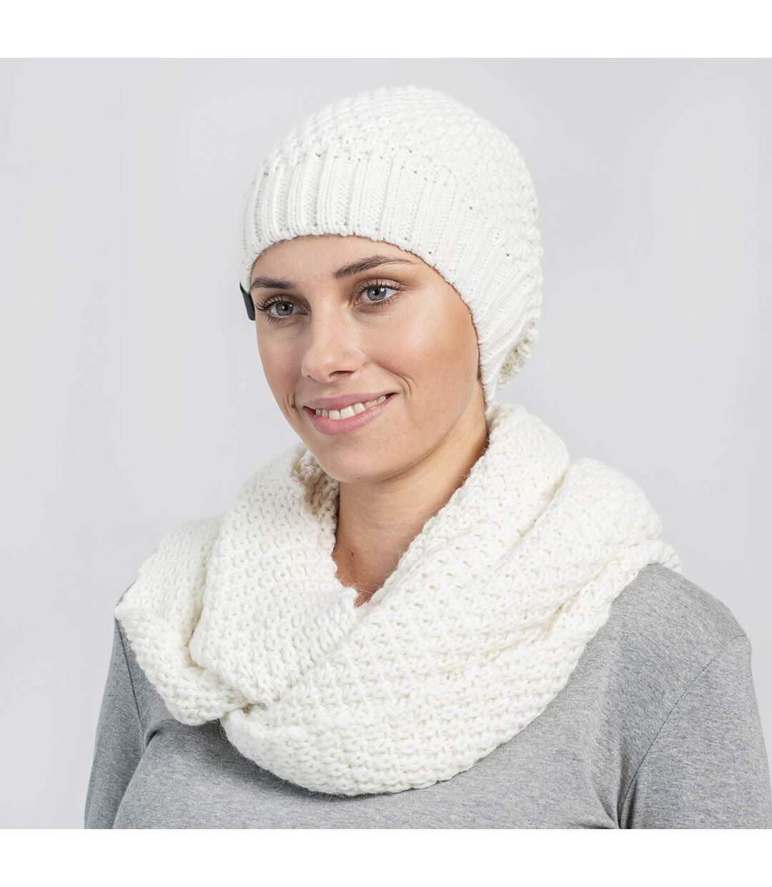 Snood et Bonnet Elixa  - Fabriqué en UE-2