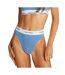 Culotte bleues femme calvin klein jeans high leg tanga - l-1