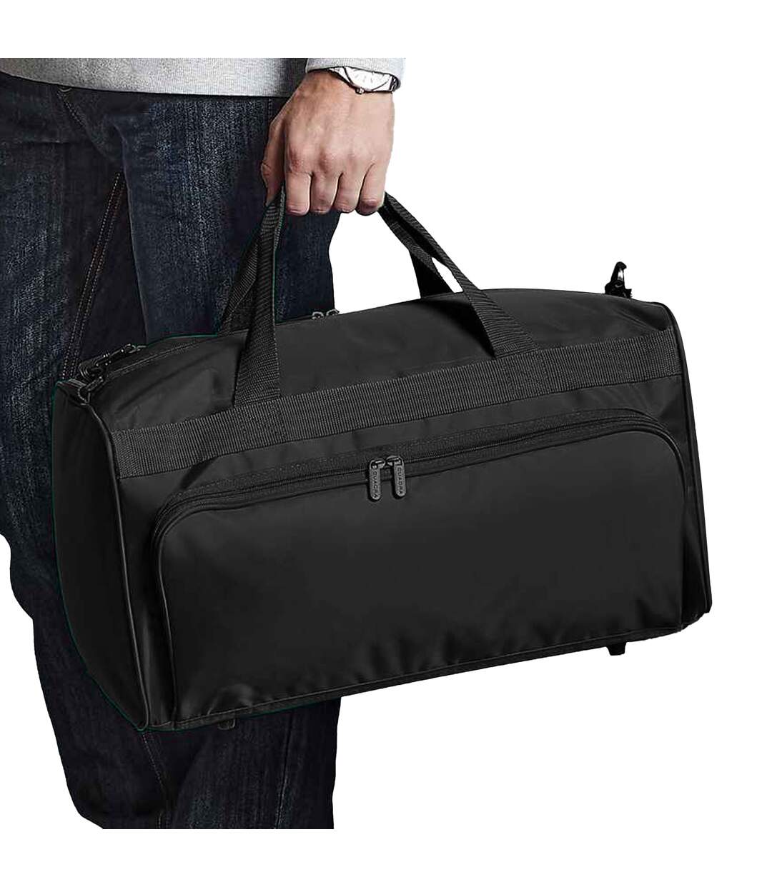Lot De 2  34 Litres Taille Unique Noir Sac De Voyage Quadra-1