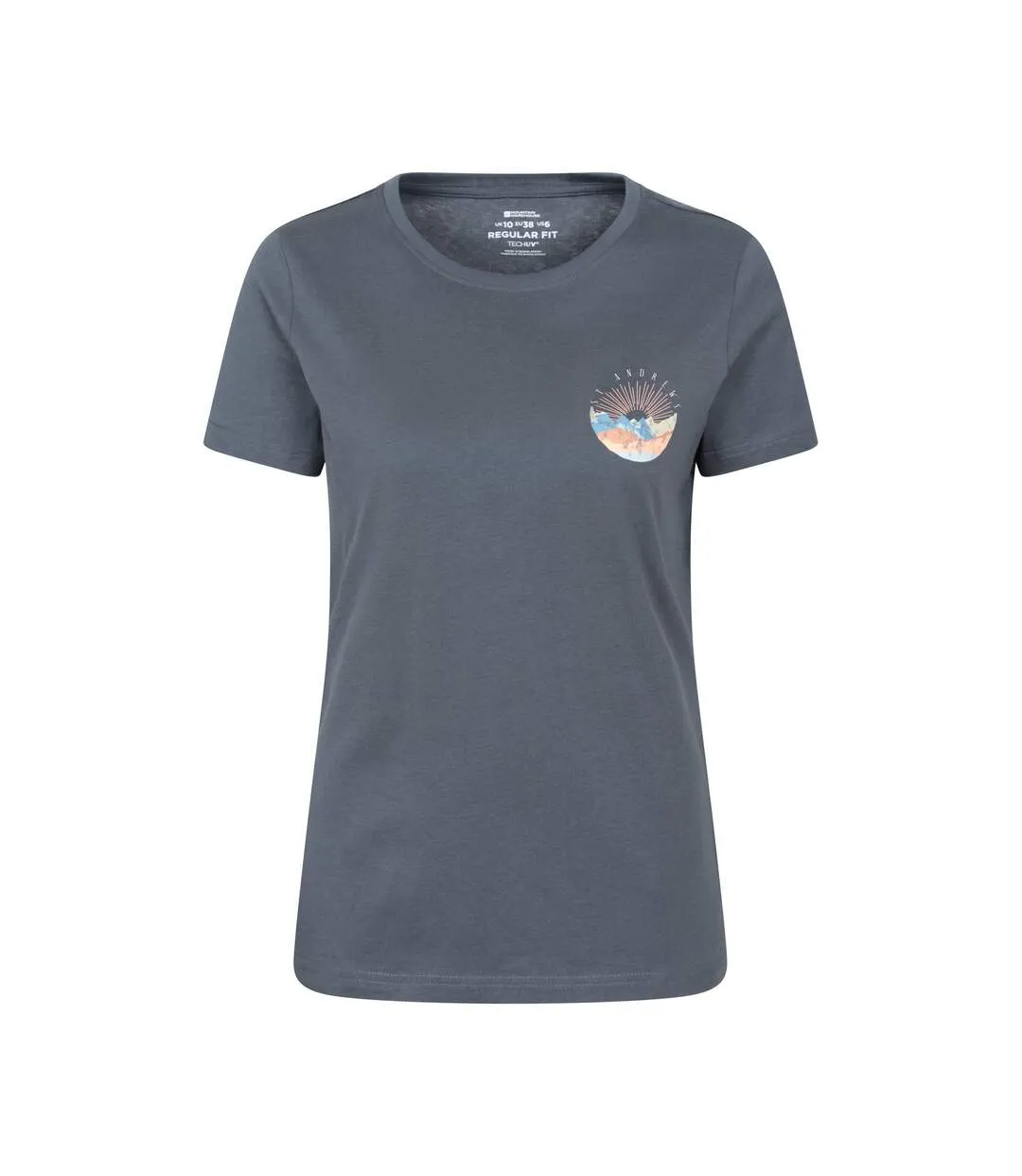 Womens/ladies St Andrews T-shirt Dark Blue Mountain Warehouse-1