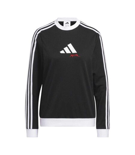 Sweat Manches Longues Golf Femme Noir Adidas