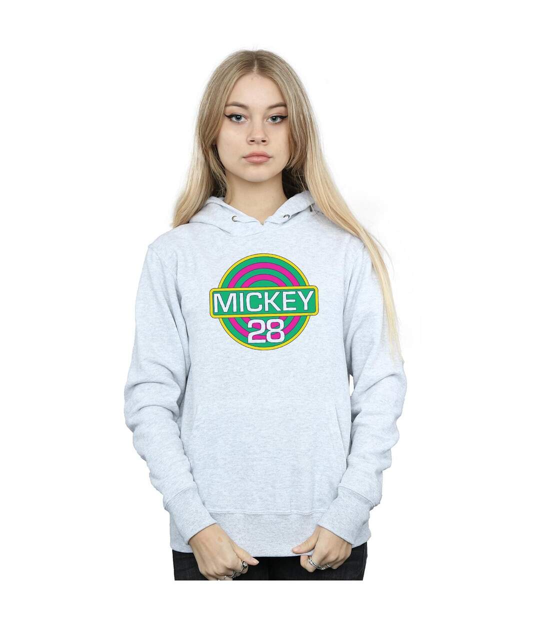 Disney - Sweat à capuche MICKEY MOUSE MICKEY - Femme (Gris chiné) - UTBI10860-2