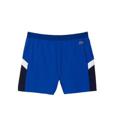 Mens Colour Block Recycled Polyamide Swimming Trunks Blue Lacoste