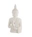 Statue Déco Bouddha Zen 124cm Blanc-1