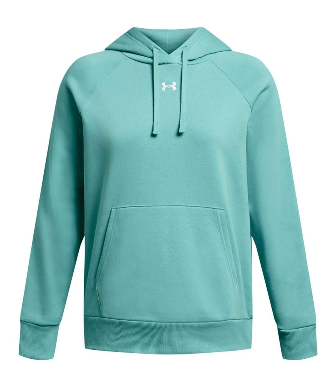 Sweat À Capuche Rival Femme Menthe Under Armour-1