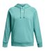 Sweat À Capuche Rival Femme Menthe Under Armour-1