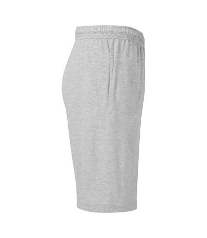 Mens iconic jersey shorts heather grey Fruit of the Loom