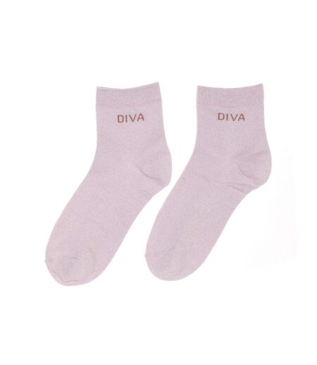 Chaussettes roses femme stella green diva