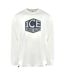 Sweat Motif Logo Homme Blanc Ice Iceberg-1