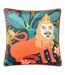 Lion cushion cover one size navy/green/orange Kate Merritt