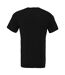 Canvas t-shirt jersey hommes noir chiné Bella + Canvas