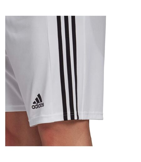 Short Squadra Homme Blanc Noir Adidas