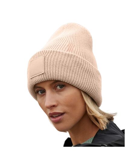 Bonnet Motif/style Écusson Tonal Adulte Pêche Beechfield