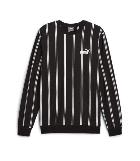 Sweat noir/blanc homme puma sports - l