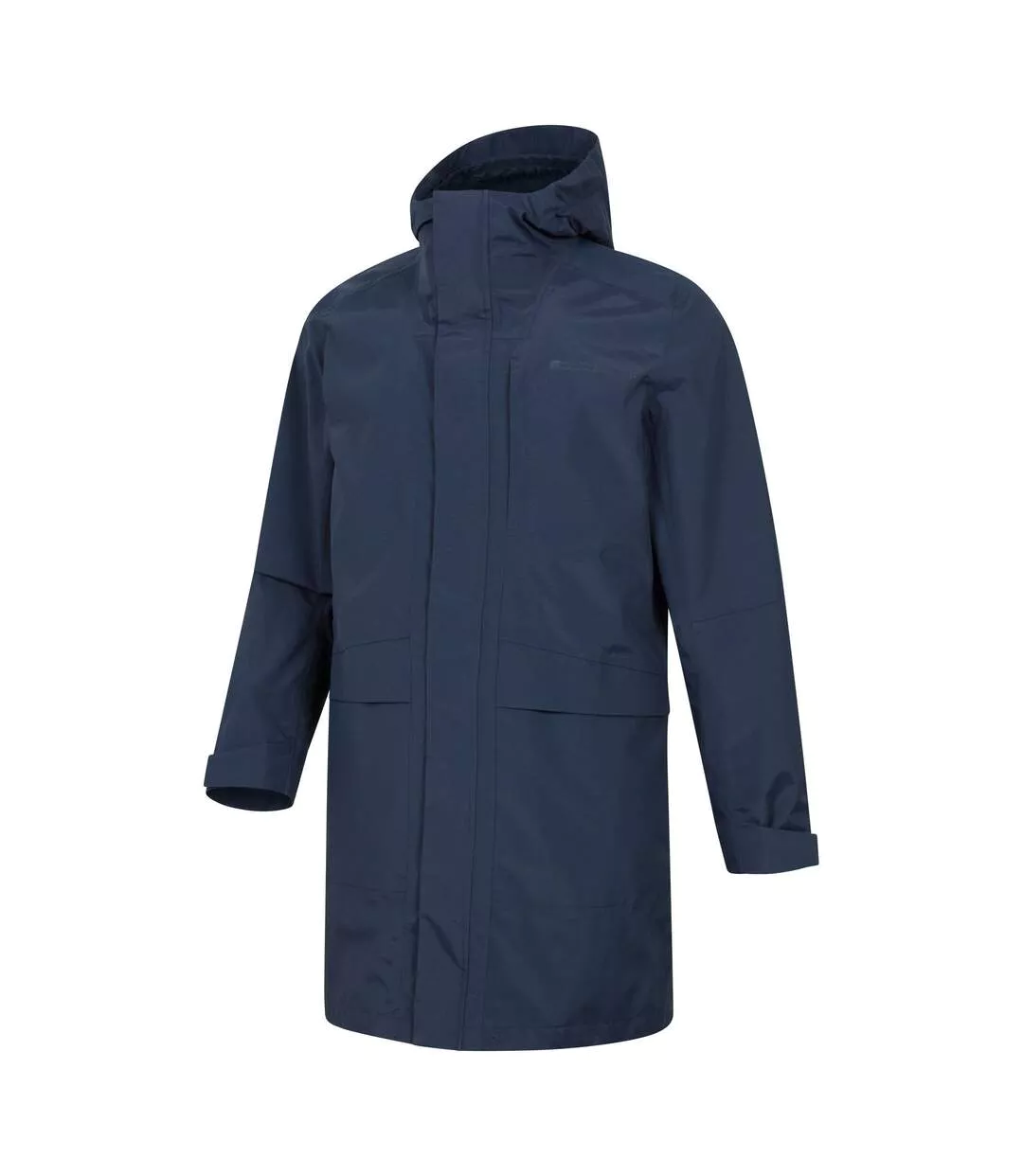 Veste Longue Imperméable Unie Scope Homme Bleu Marine Mountain Warehouse-3
