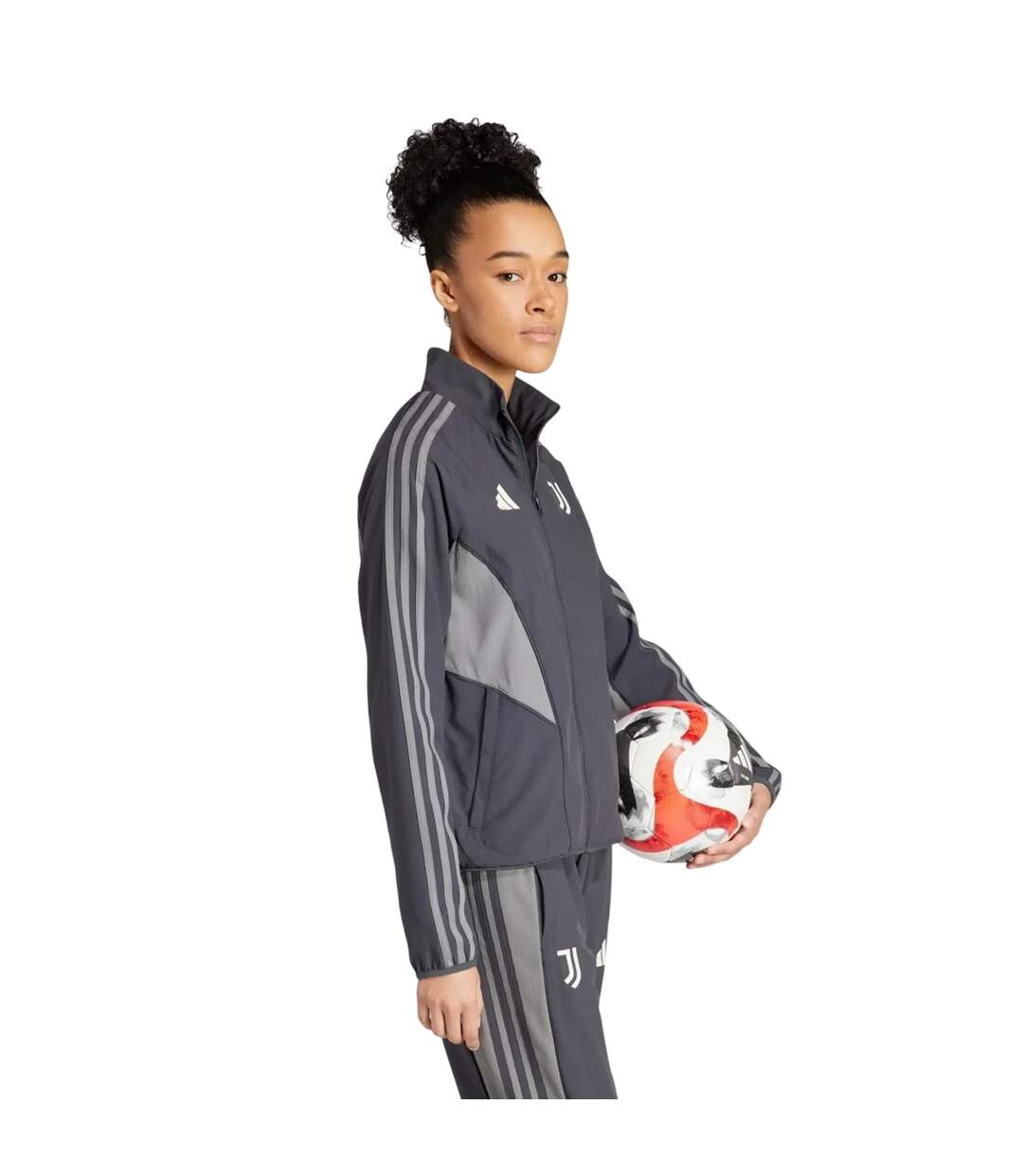 Haut De Survêtement Juventus Femme Carbone Adidas-4