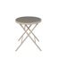 Table de Jardin Pliable Elba 71cm Beige