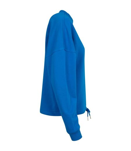 Sweat À Capuche Femme Bleu Cobalt Build Your Brand