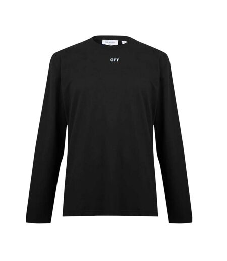 Mens Cotton Crew Neck Regular T-shirt Black Aqua Off White