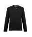 Mens Cotton Crew Neck Regular T-shirt Black Aqua Off White-1