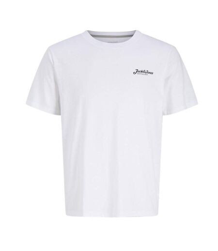 T-Shirt blanc homme jack & jones beau