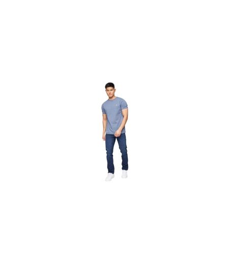 Mens Malcolm Slim Jeans Blue Crosshatch