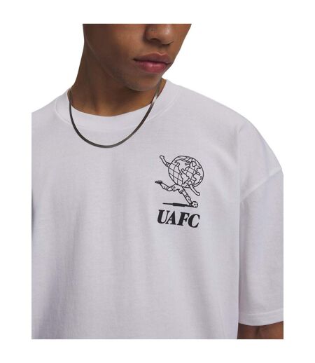 T-shirt Motif/style Imprimé Graphique Gfb Earth Homme Blanc Under Armour