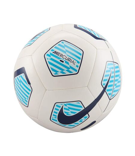Ballon De Foot Motif/style Logo Mercurial Fade Taille Unique Blanc Bleu Nike
