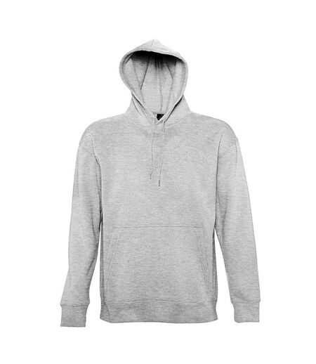 SOLS Slam Unisex Hooded Sweatshirt / Hoodie (Grey Marl)