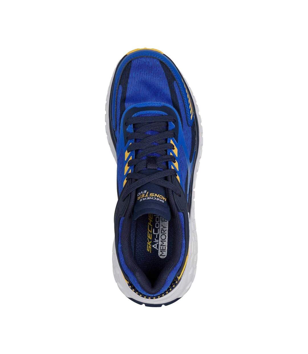 Baskets Course À Pied Monster Evo Homme Bleu Skechers-4