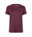 T-shirt Motif/style Uni Femme Pourpre USA Pro-1