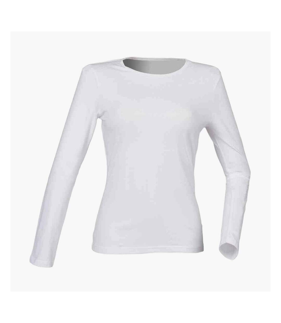 T-shirt feel good femme blanc SF