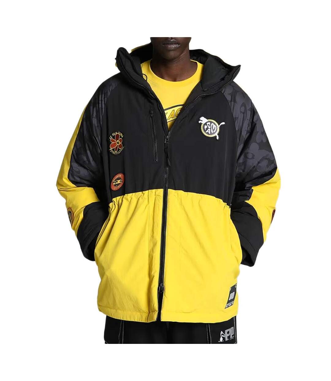 Blouson Jaune/Noir Homme Puma Vestes Homme Puma X Perks and Mini - L