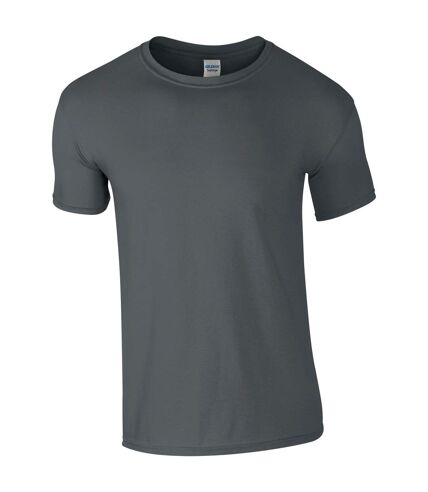 Gildan Mens Short Sleeve Soft-Style T-Shirt (Charcoal)