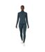 Womens/ladies Core Fitness Track Top Charcoal USA Pro-4