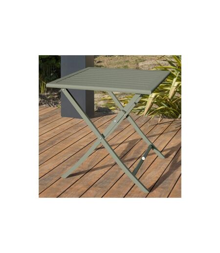 Table de Jardin Pliante Marius 70cm Kaki