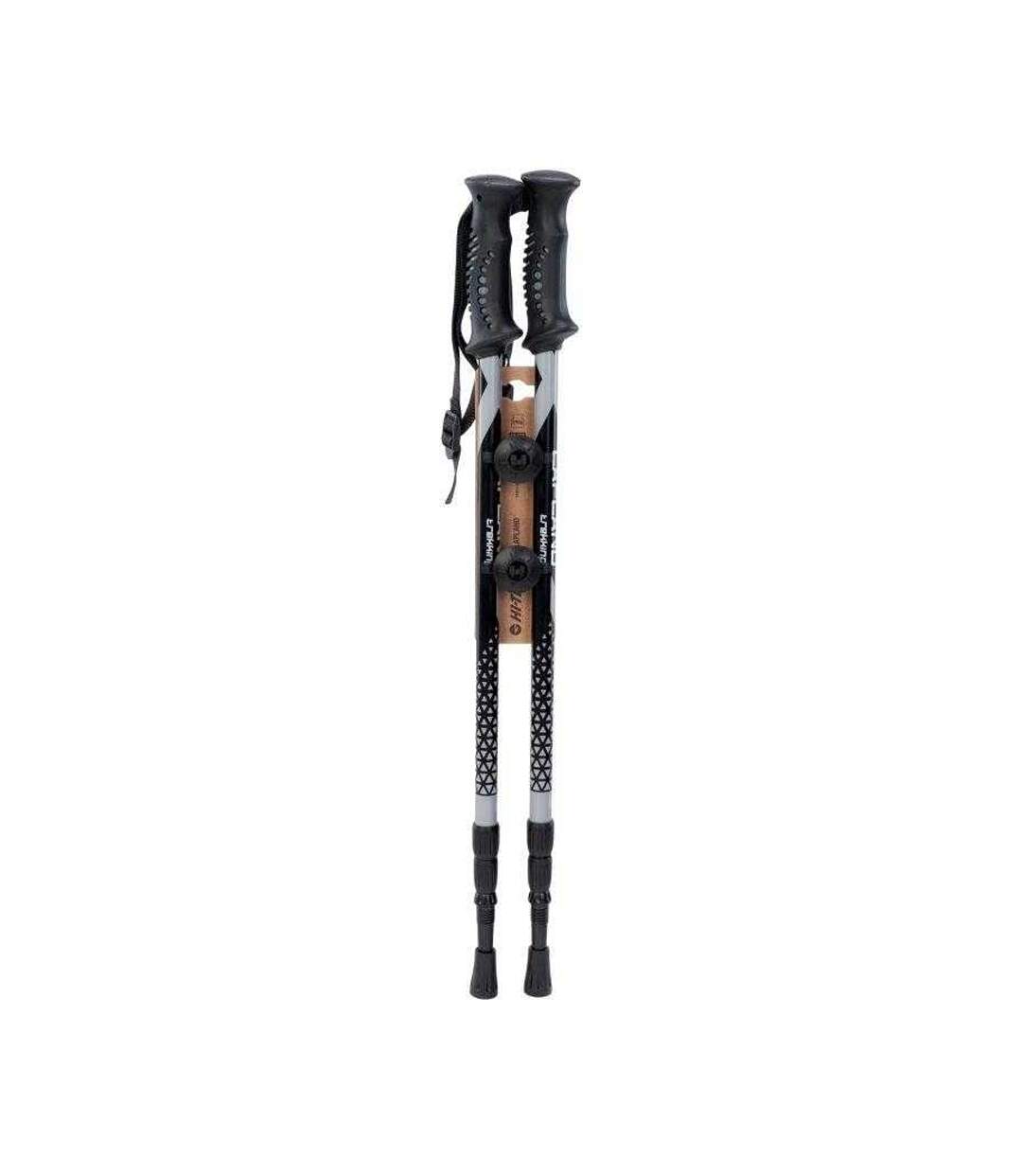 Bâtons De Randonnée Lapland 65 Cm-135 Cm Noir Gris Hi-Tec-3